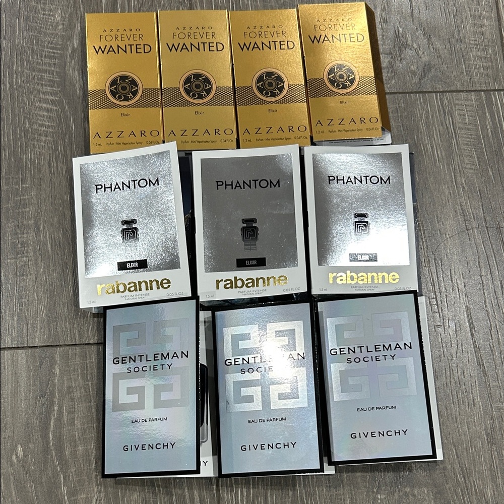 10 pieces men’s samples collection